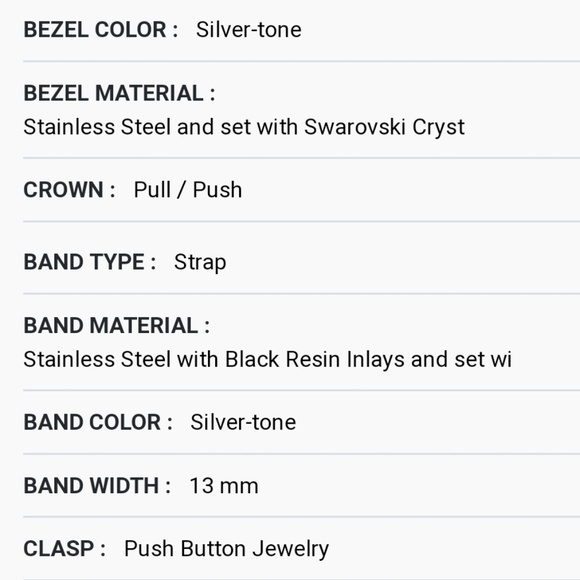 Citizen EcoDrive Normandie Black Dial Crystal - Picture 7 of 7